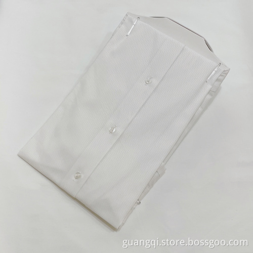 White jacquard shirt 100%cotton for men